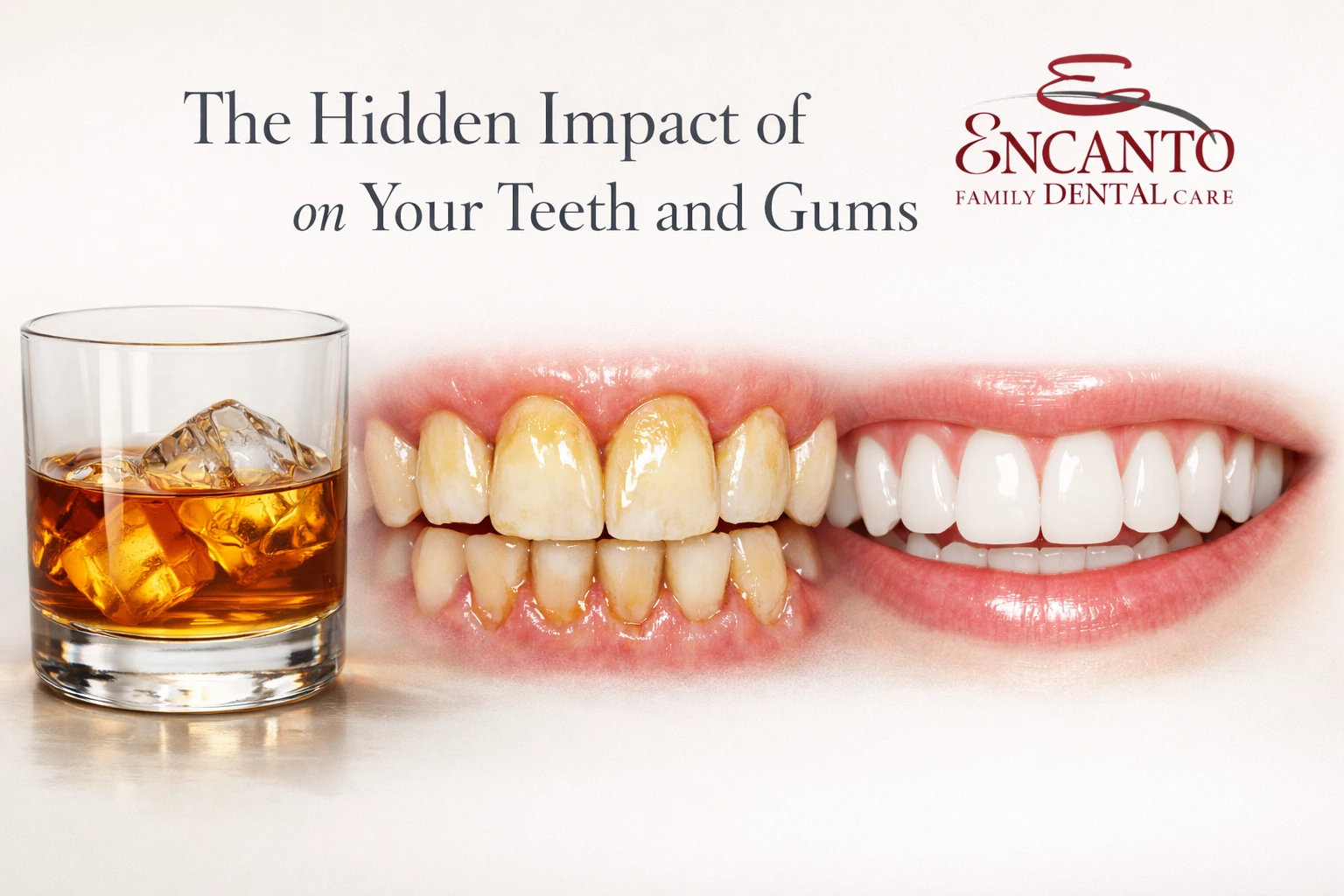 The effects of alcohol on teeth